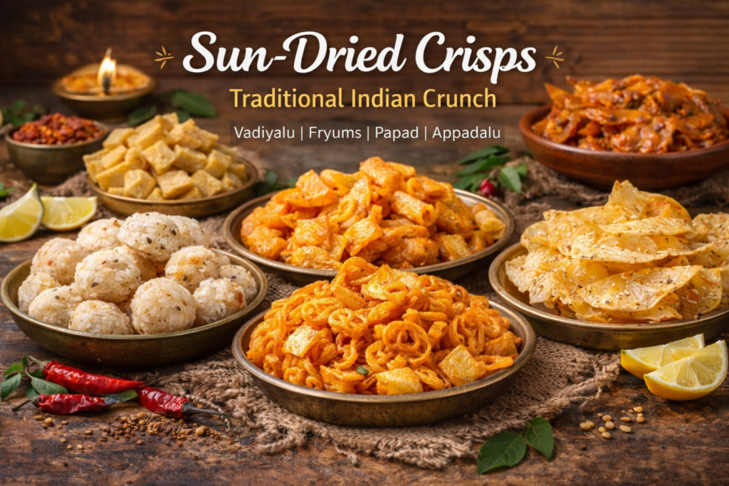Sun-Dried Crisps – Traditional Crunch from Indian Homes