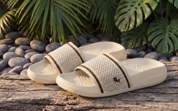 High Sprout Knitro Slides For Men : Ivory