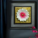 Marble Lotus Flower Wall Frame