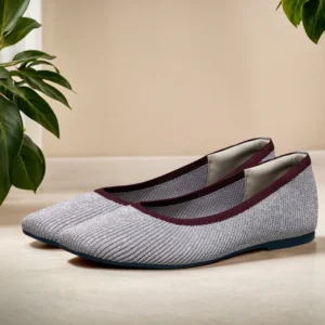 Metallic Square Flats