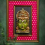 Vishnu Wooden Face Wall Art