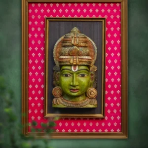 Vishnu Wooden Face Wall Art